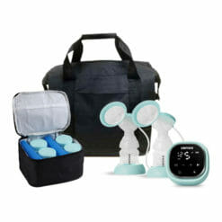 Zomee Z2 Electric Breast Pump Bundle with Tote And Cooler Kit